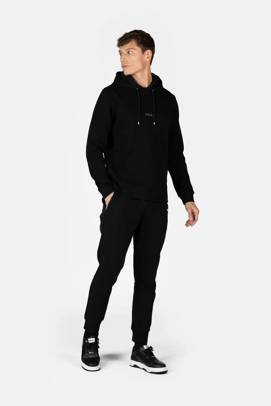 Q-SERIES REGULAR FIT HOODIE JET BLACK