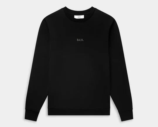 Q-Series Regular Fit Crewneck Jet Black