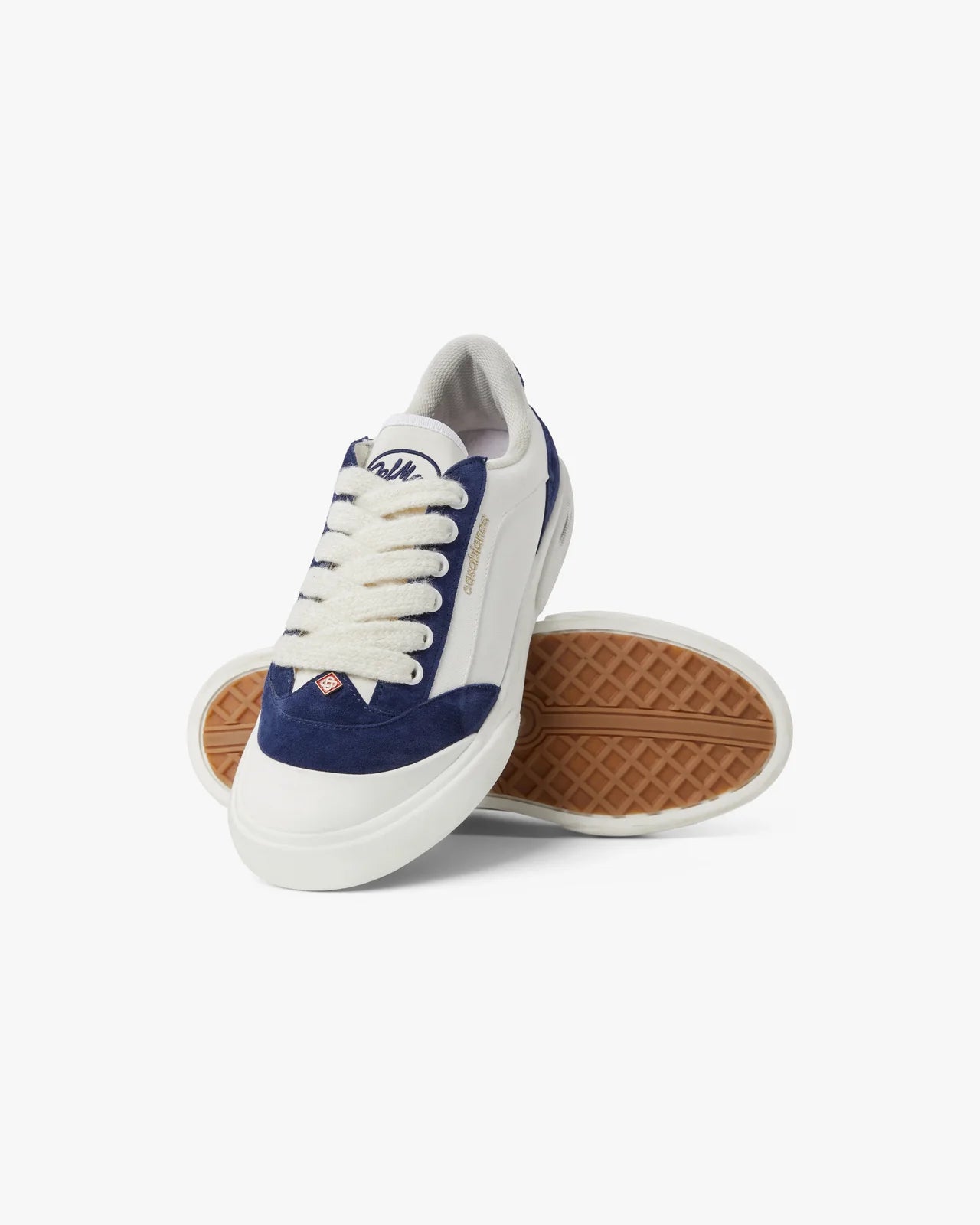 Sneakers CASABLANCA pour homme blanches et bleu marine Del Mar