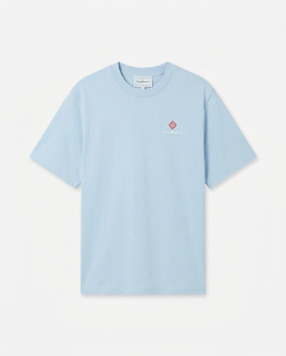 T-shirt Casablanca Core Logo 3D T-shirt blue maison prado