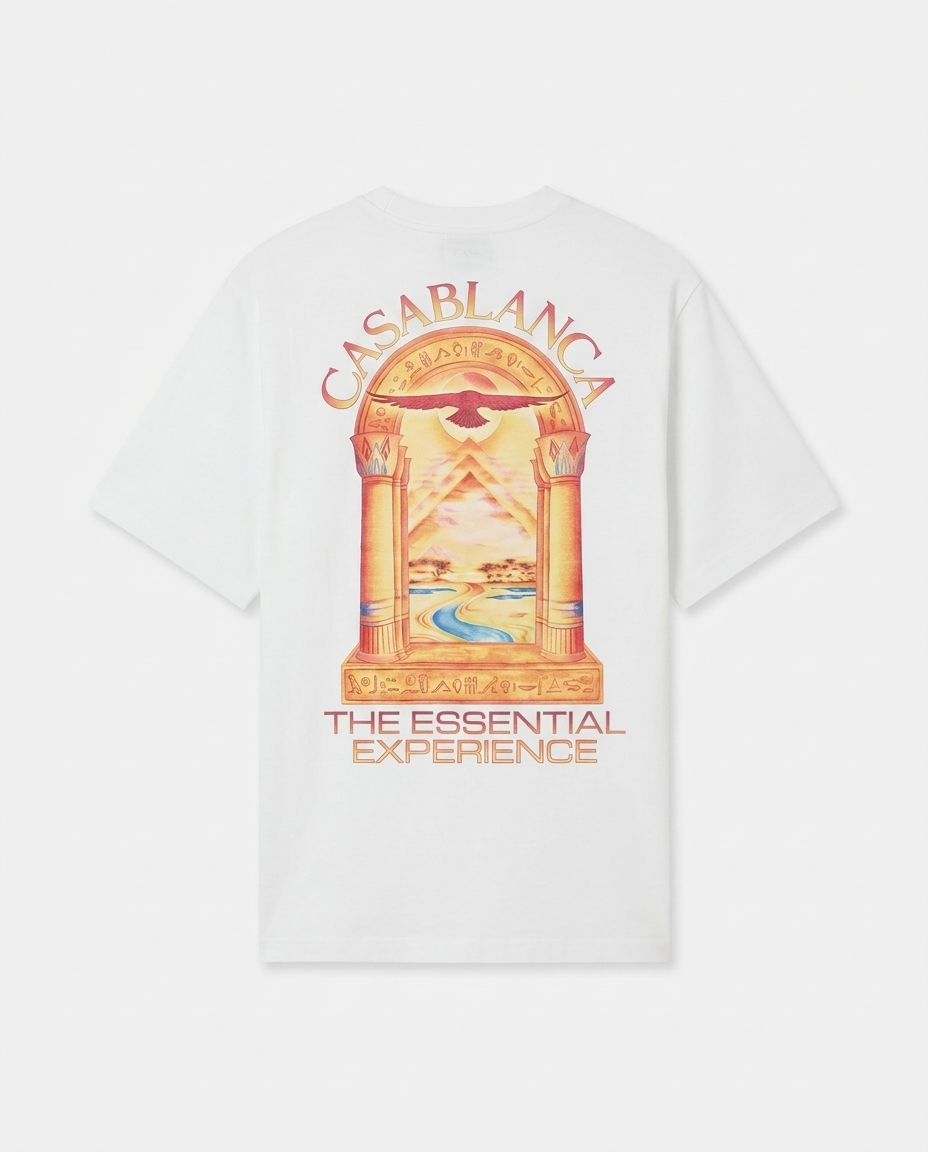 T-shirt Casablanca Hermons Mirage Arch T-shirt blanc maison prado