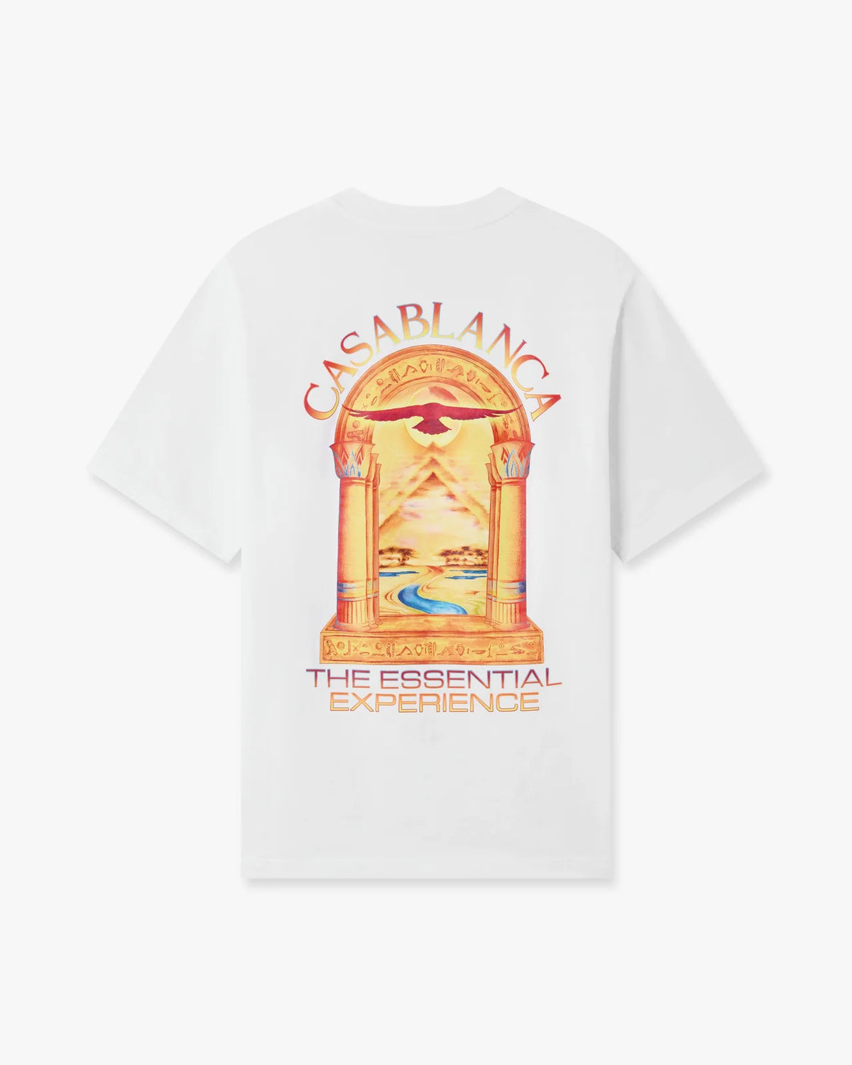 T-shirt Casablanca Hermons Mirage Arch T-shirt blanc