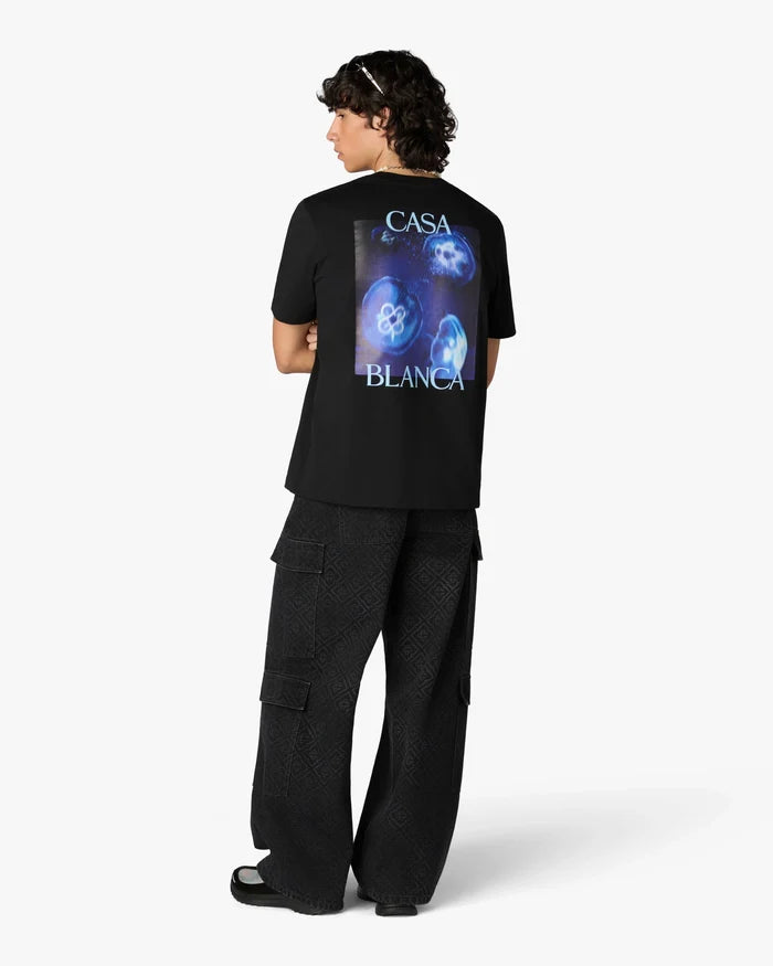 T-shirt Casablanca Meduse Sportive T-shirt Noir maison prado algerie