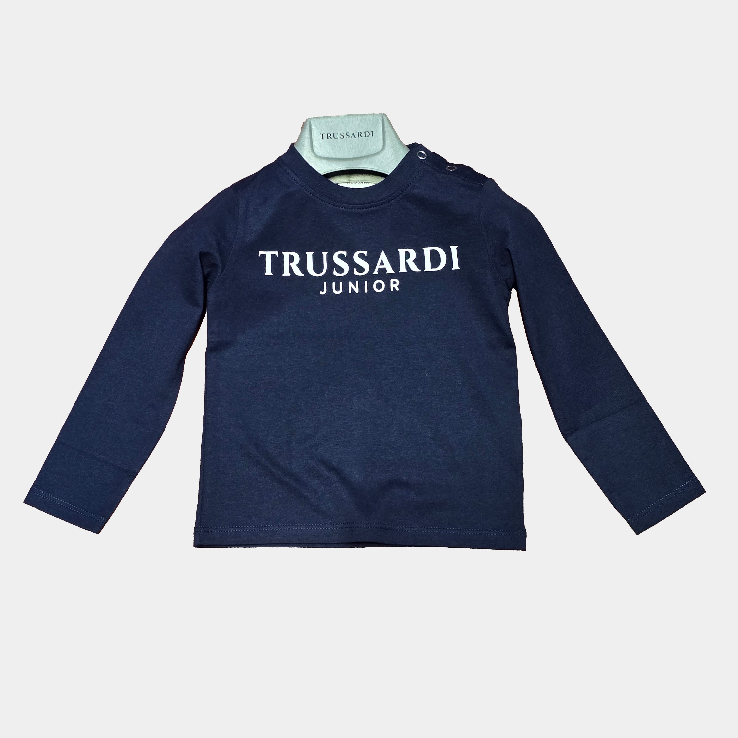 T-shirt à manches longues Trussardi Baby TIP25068TS d BLANC