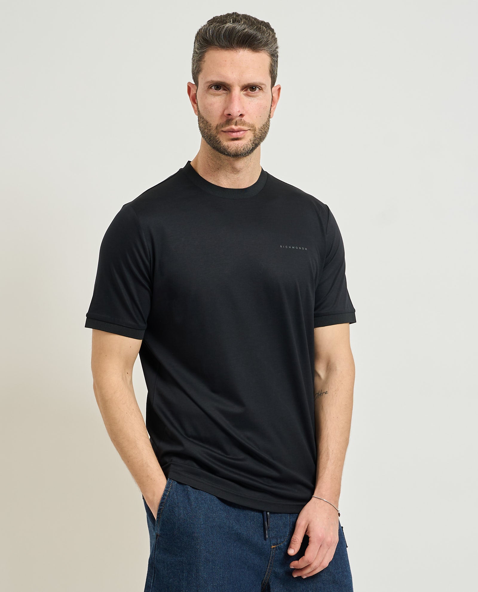 T-shirt Richmond X pour homme en mélange de coton