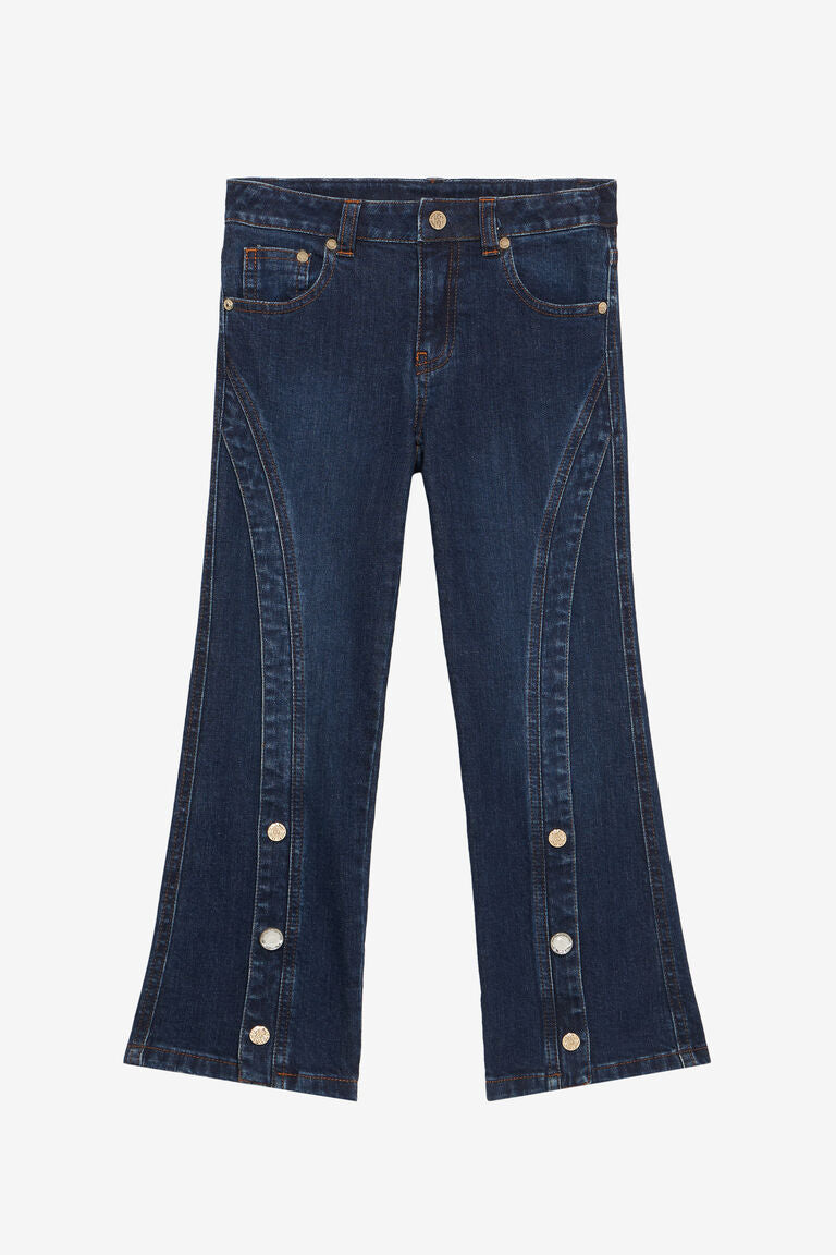 Jean Avec Monogramme RC En Strass