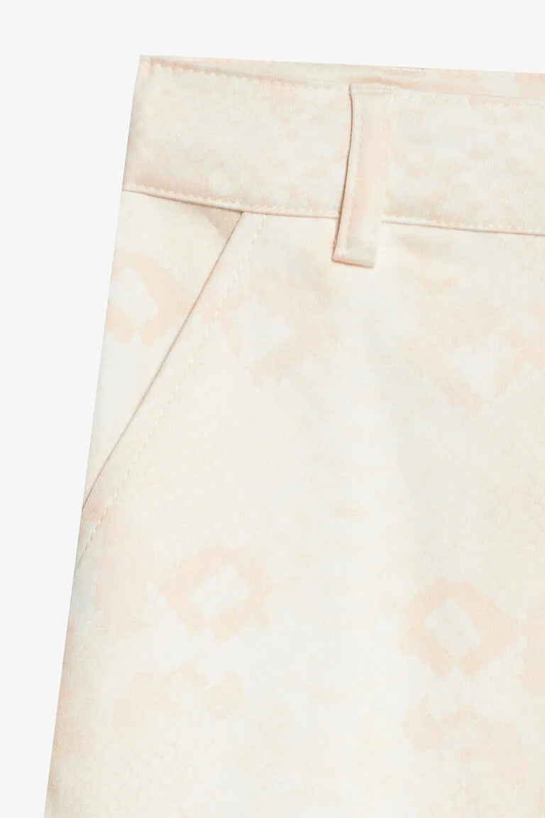 Pantalon À Imprimé Python Monochrome