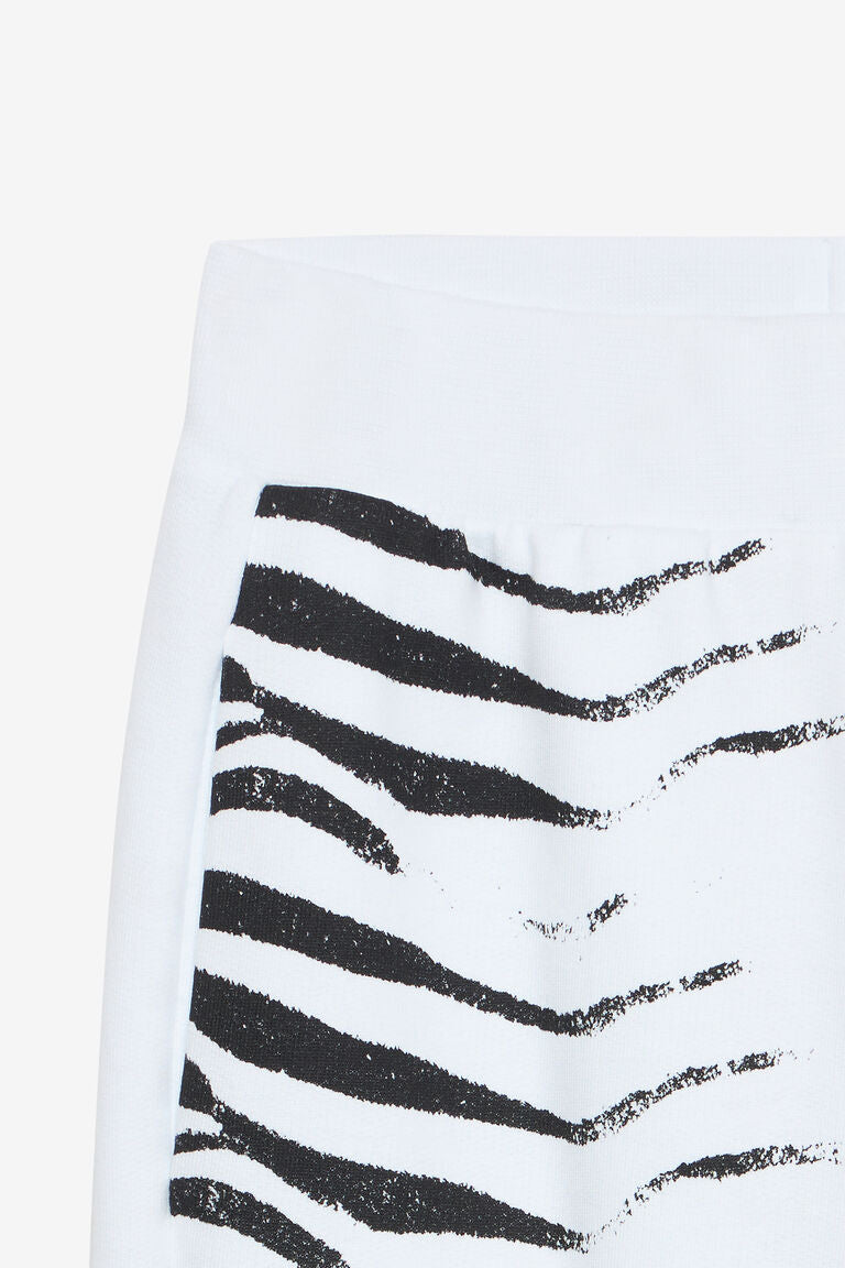 Bermuda De Sport À Imprimé Zèbre Et Monogramme RC