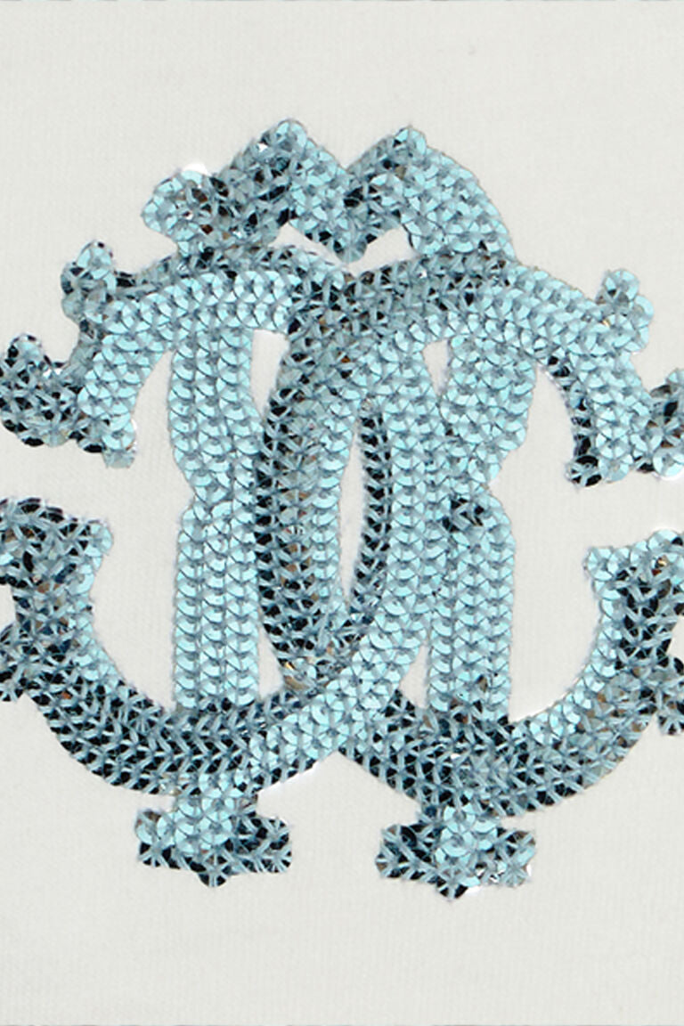 T-Shirt Avec Monogramme RC Pailleté