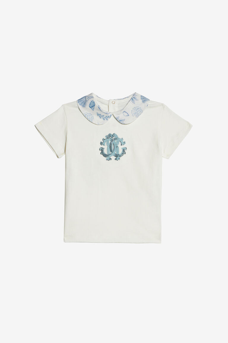 T-Shirt Avec Monogramme RC Pailleté