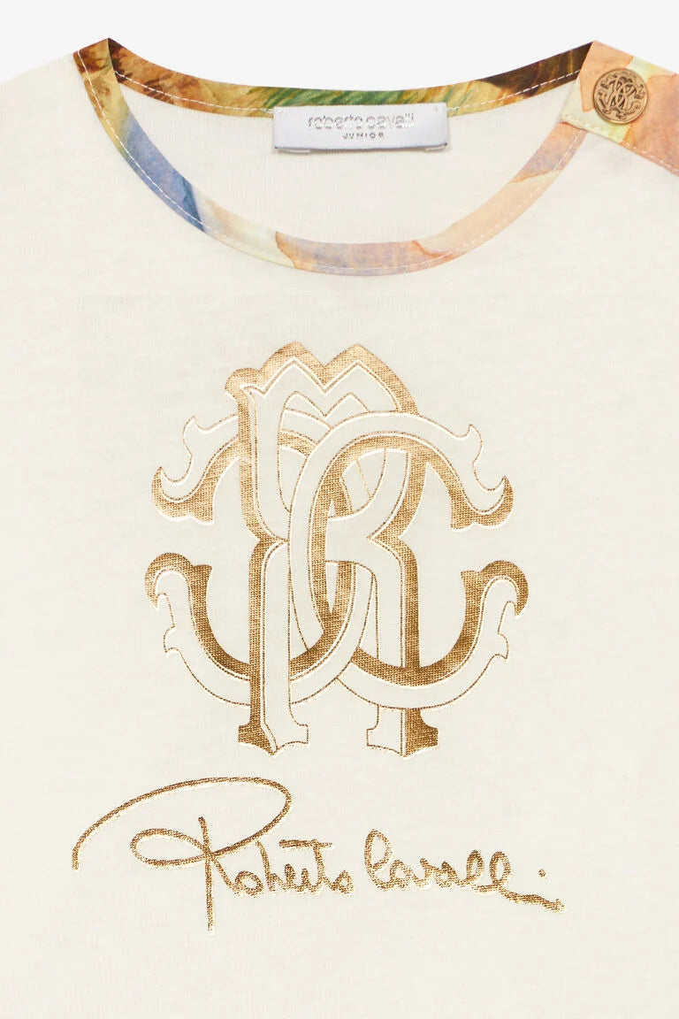 T-Shirt Avec Monogramme RC Et Logo Dorés