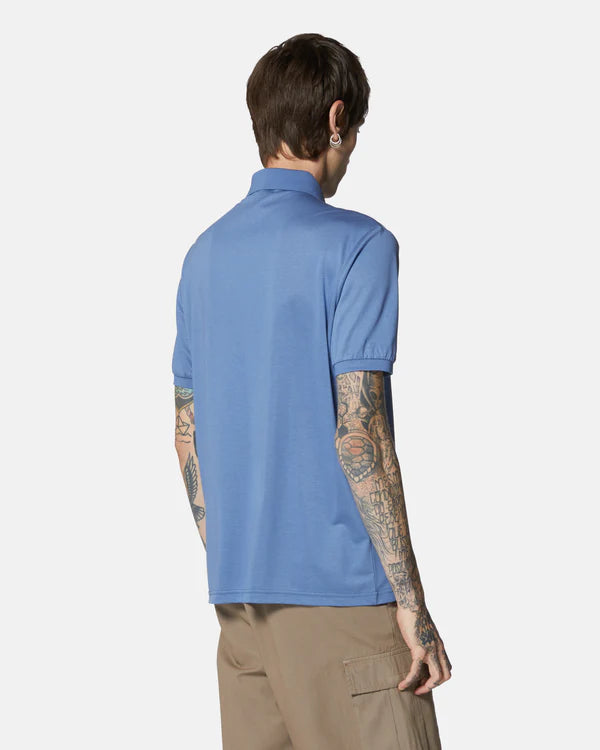 Polo con logo ricamato