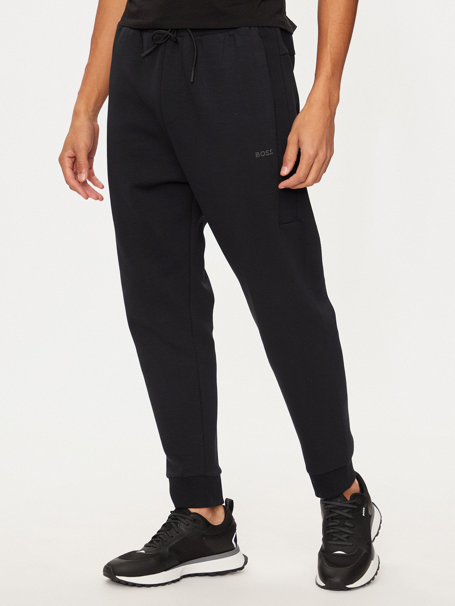 Ensemble de survêtement en coton interlock avec détails de logo