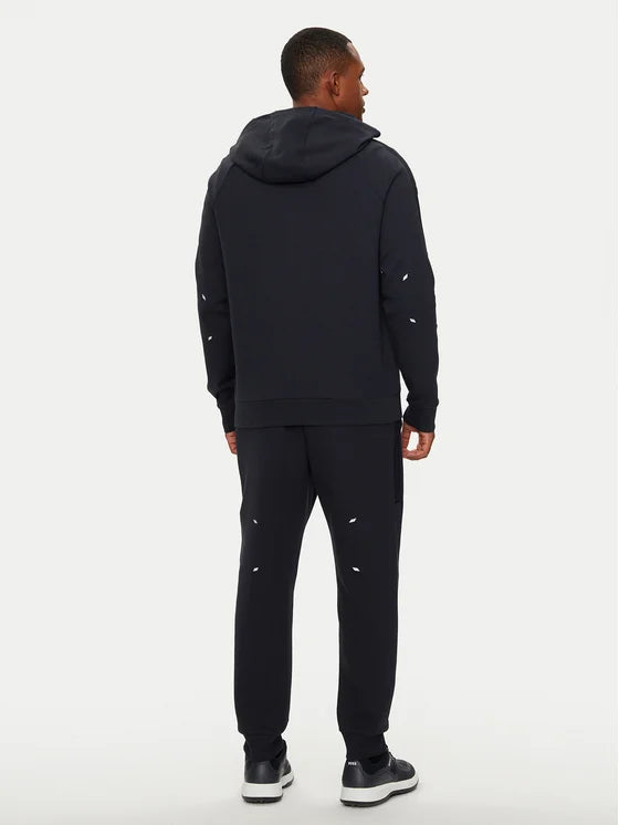 Ensemble de survêtement en coton interlock avec détails de logo