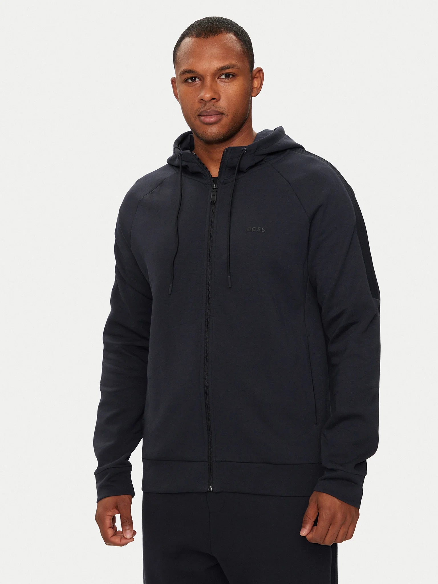 Ensemble de survêtement en coton interlock avec détails de logo