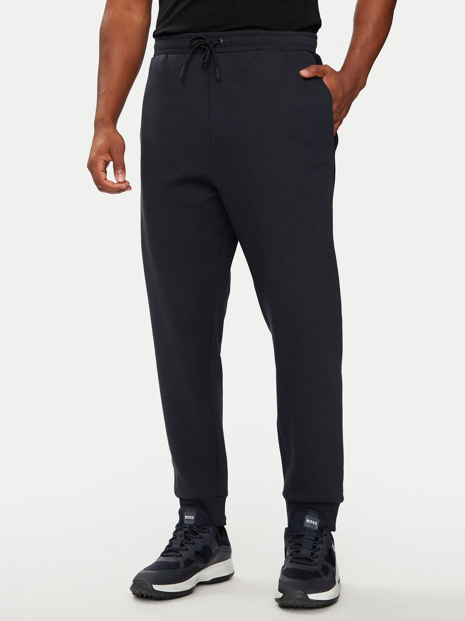 Ensemble de survêtement en coton interlock avec détails de logo