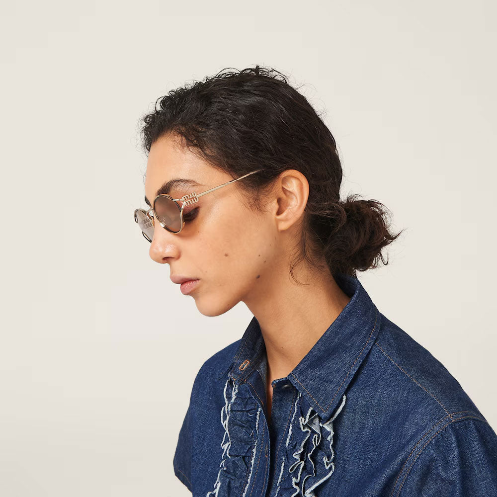 Lunettes de soleil Miu Miu Logo