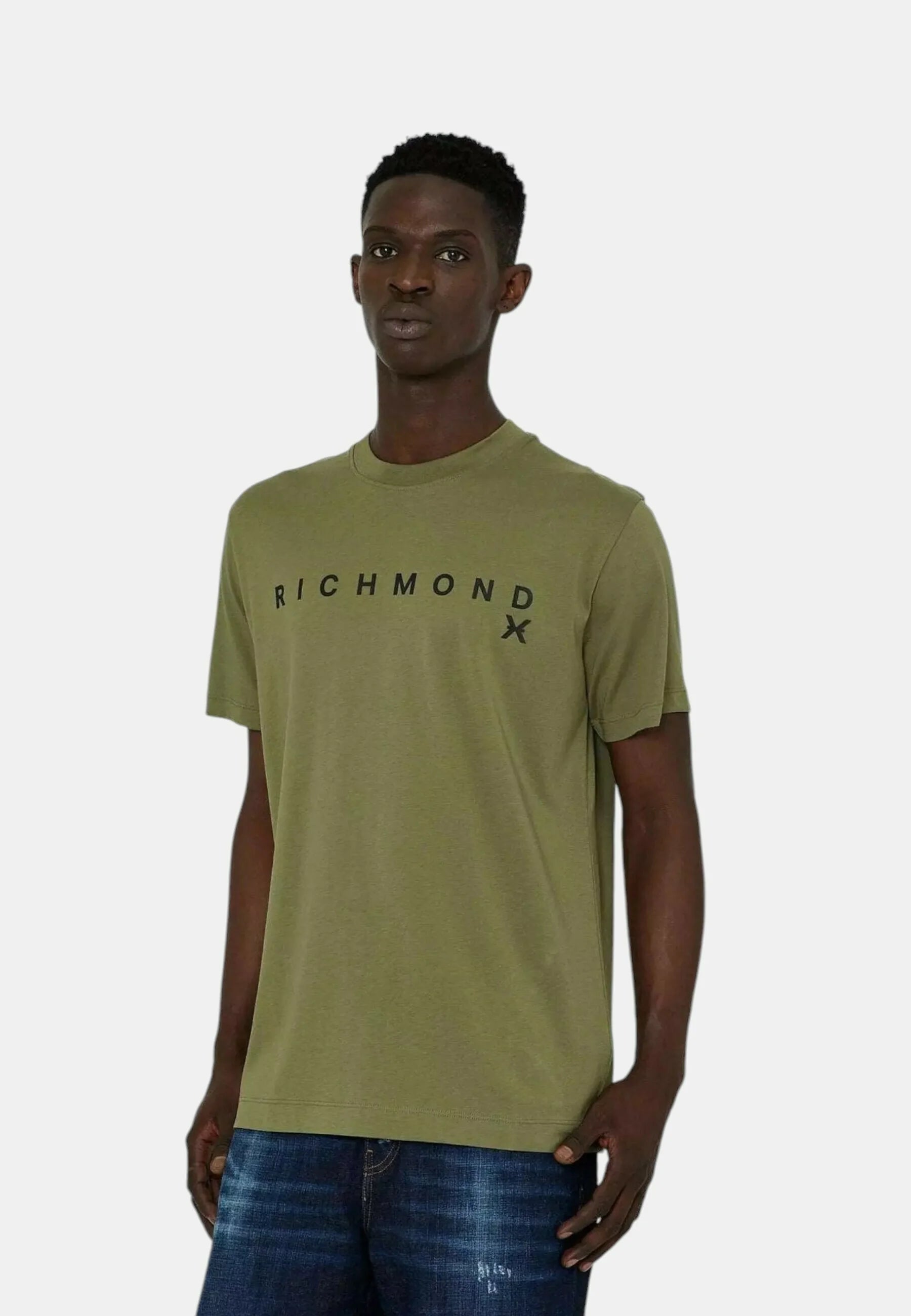 T-shirt con stampa - verde