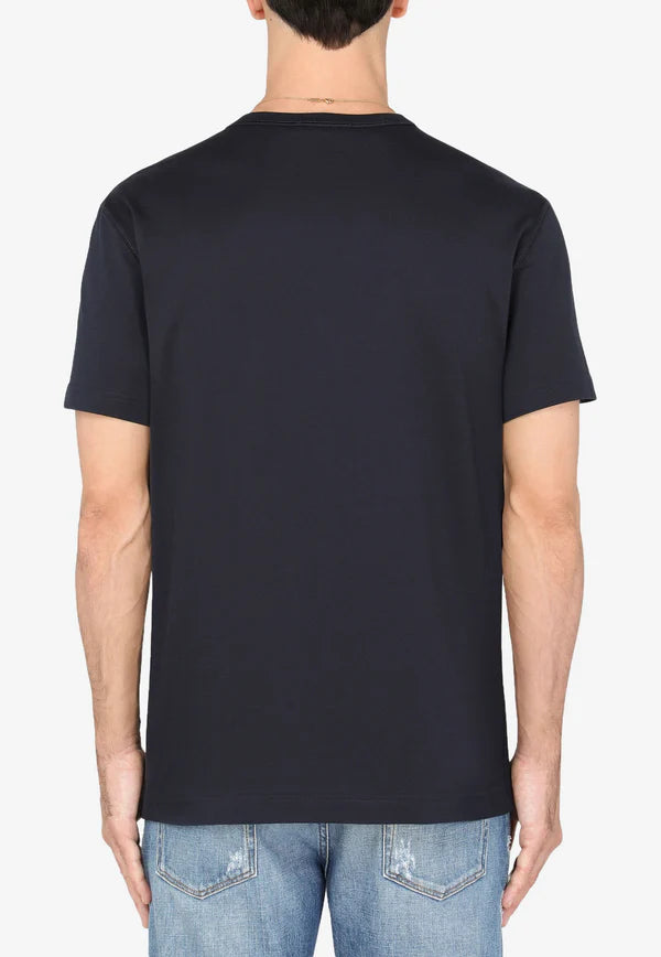 Logo Plate V-neck T-shirt