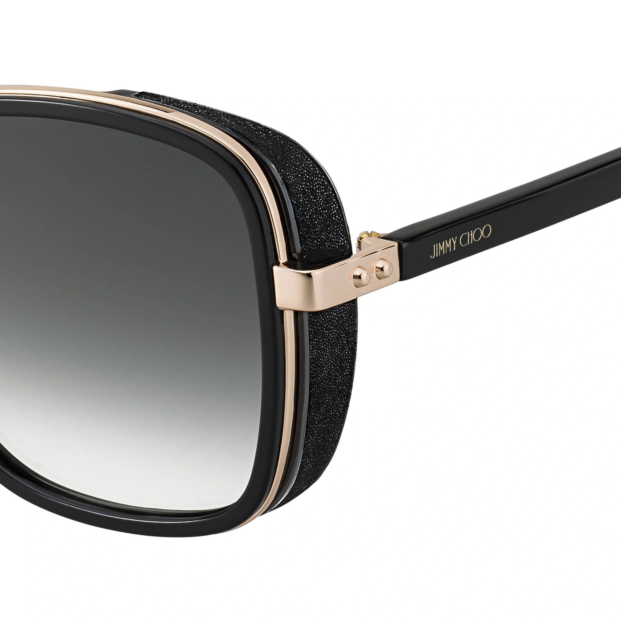 JIMMY CHOO ELVA/S - 2M2 9O BLACK GOLD