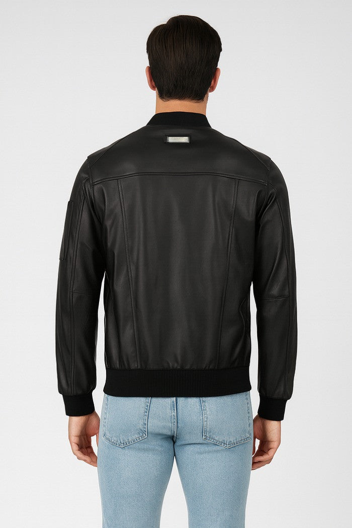 VESTE EN CUIR RICHMOND BOMBER GRILLUS
