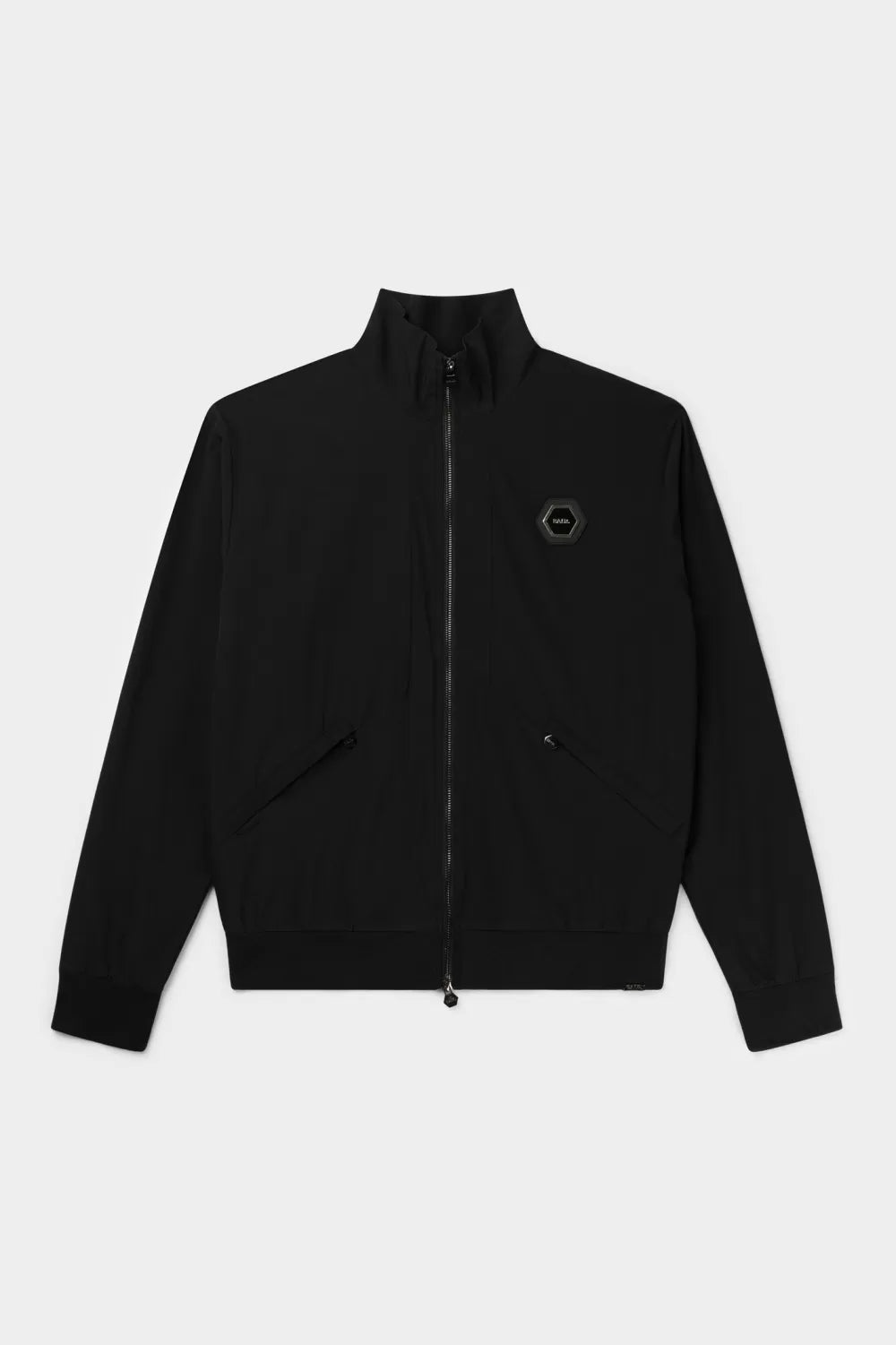 Louis Slim Ripstop Track Jacket Jet Black