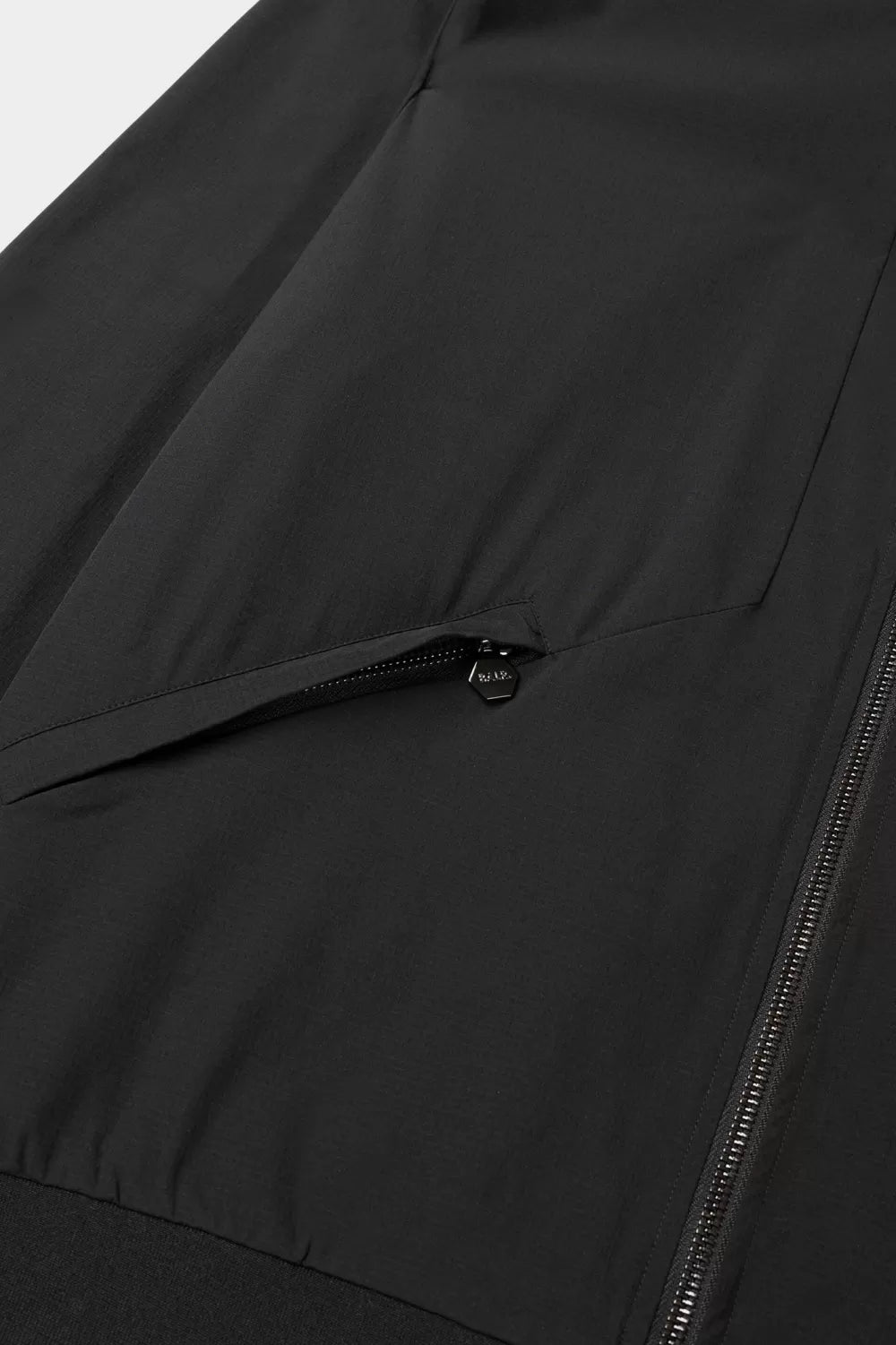 Louis Slim Ripstop Track Jacket Jet Black
