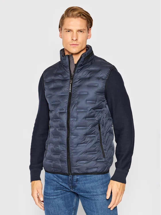 Gilet Malcom 230341 60160 Bleu marine Regular Fit