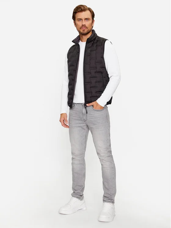 Gilet Malcom 330341 60160 Noir Regular Fit