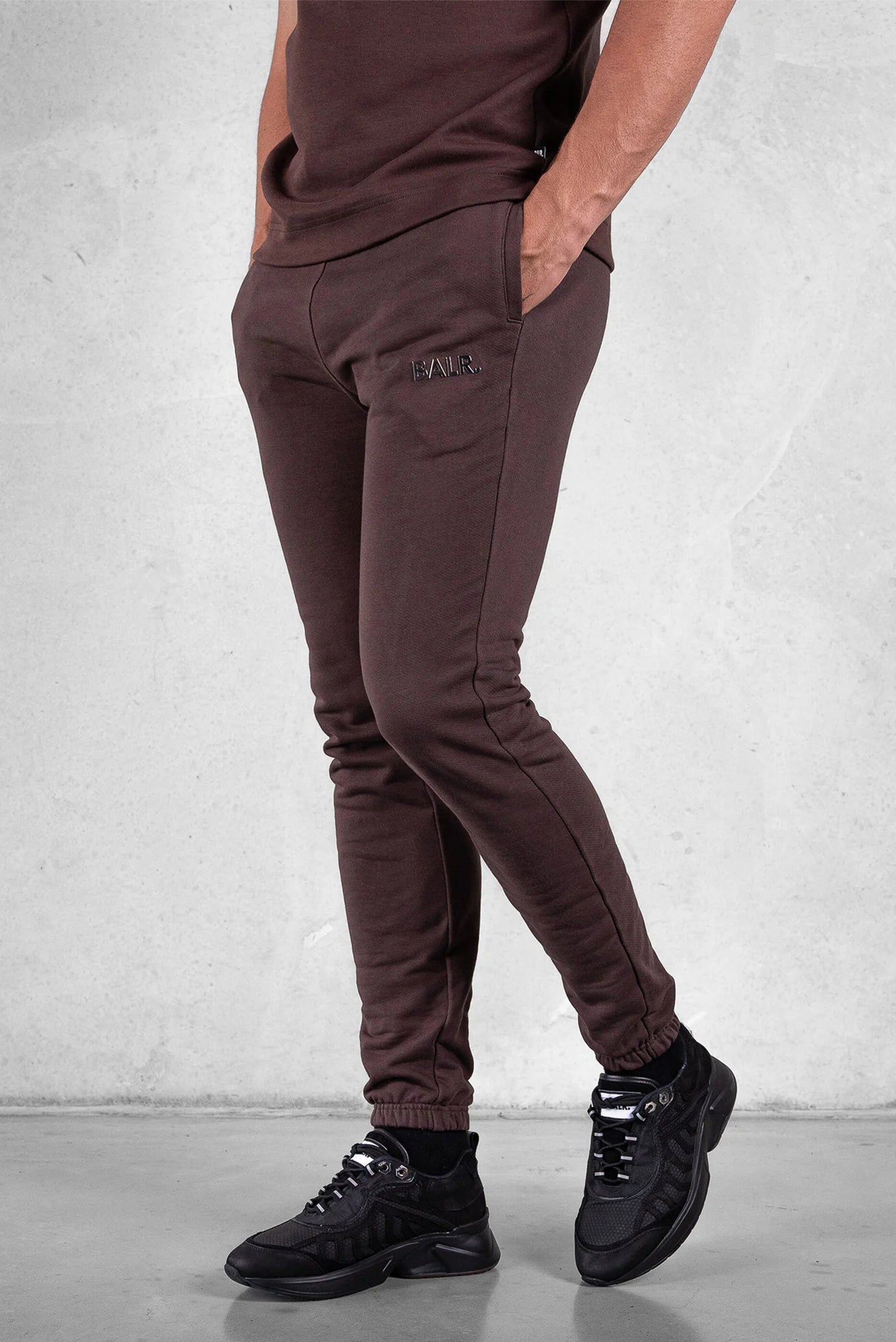 Regular Metal Brand Jogger Java