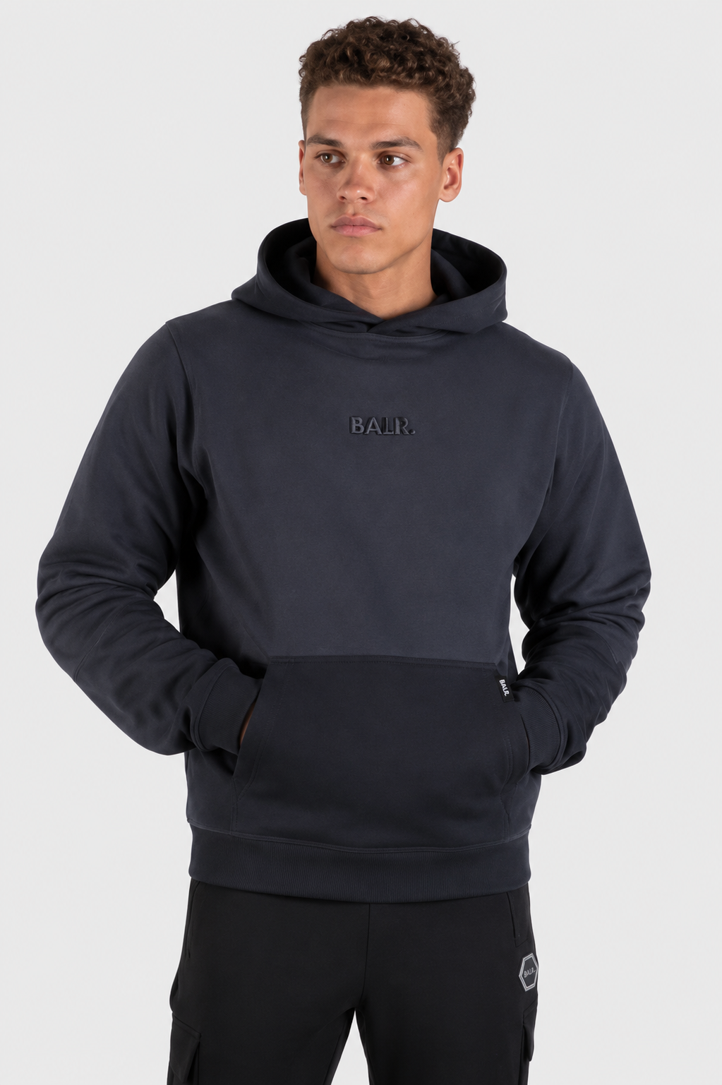 Sweatshirt Balr over size Carter loose double arrow hoodie