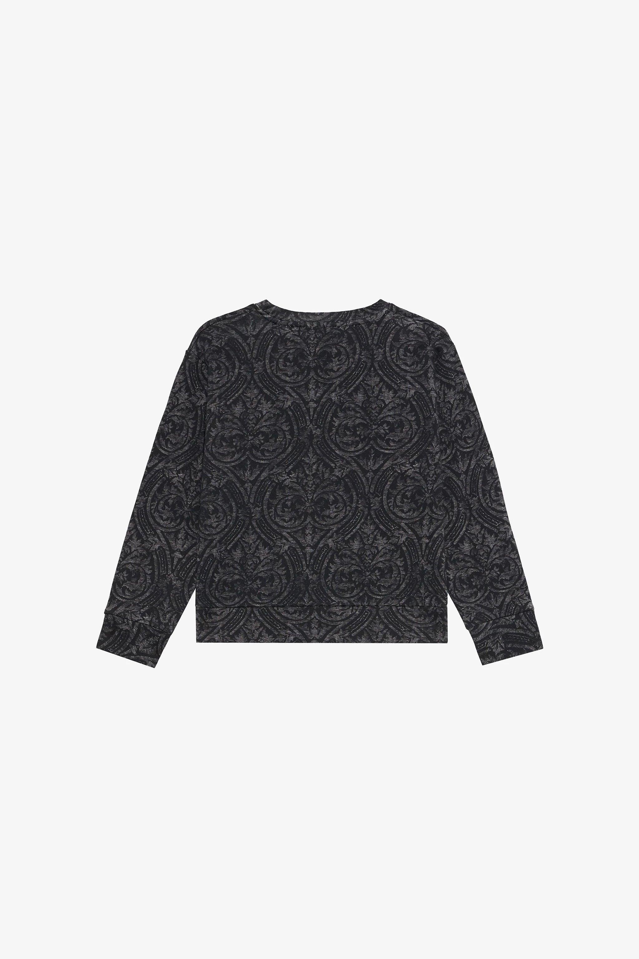 Pull à motif jacquard
