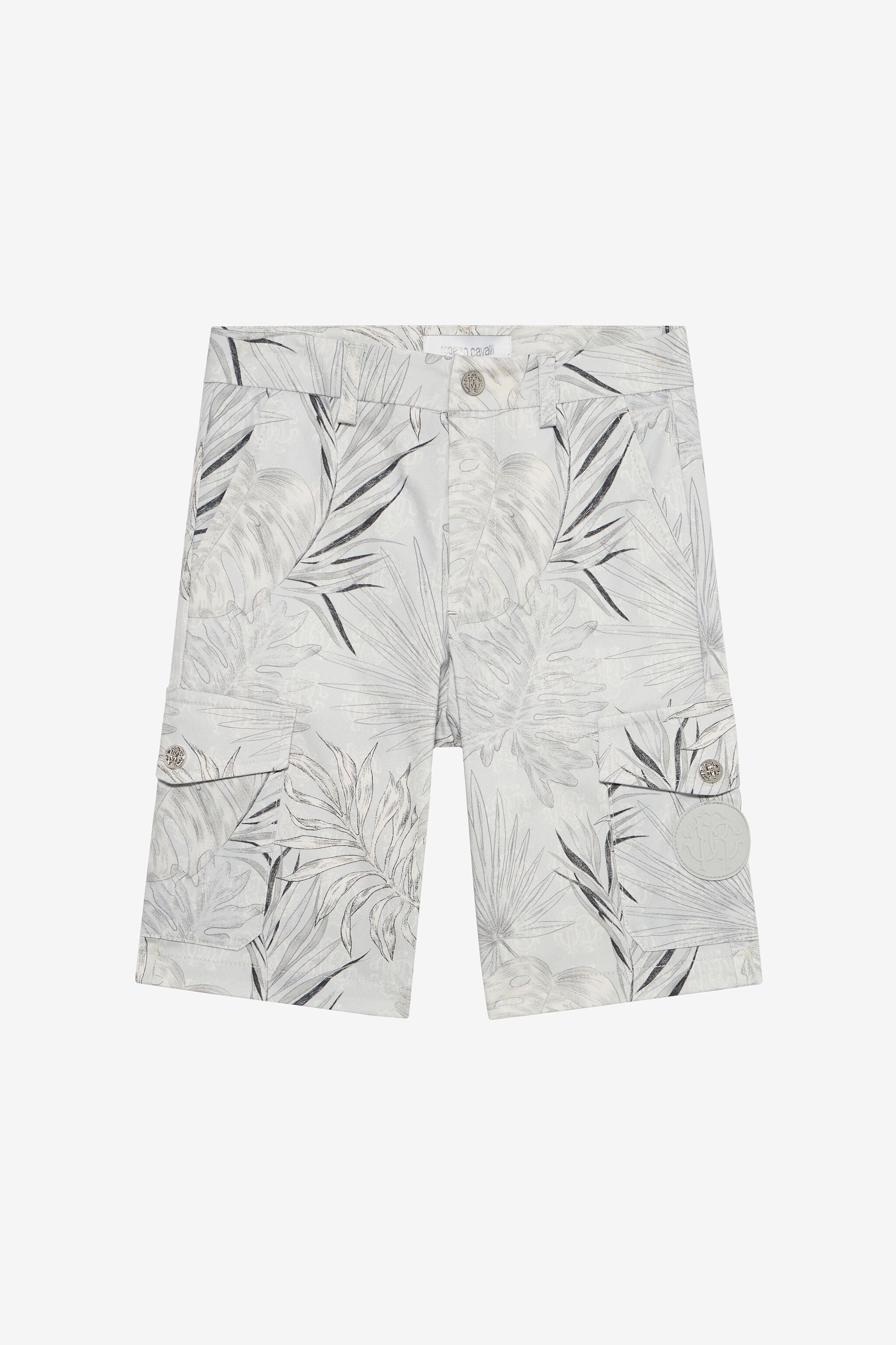 Bermuda à imprimé tropical