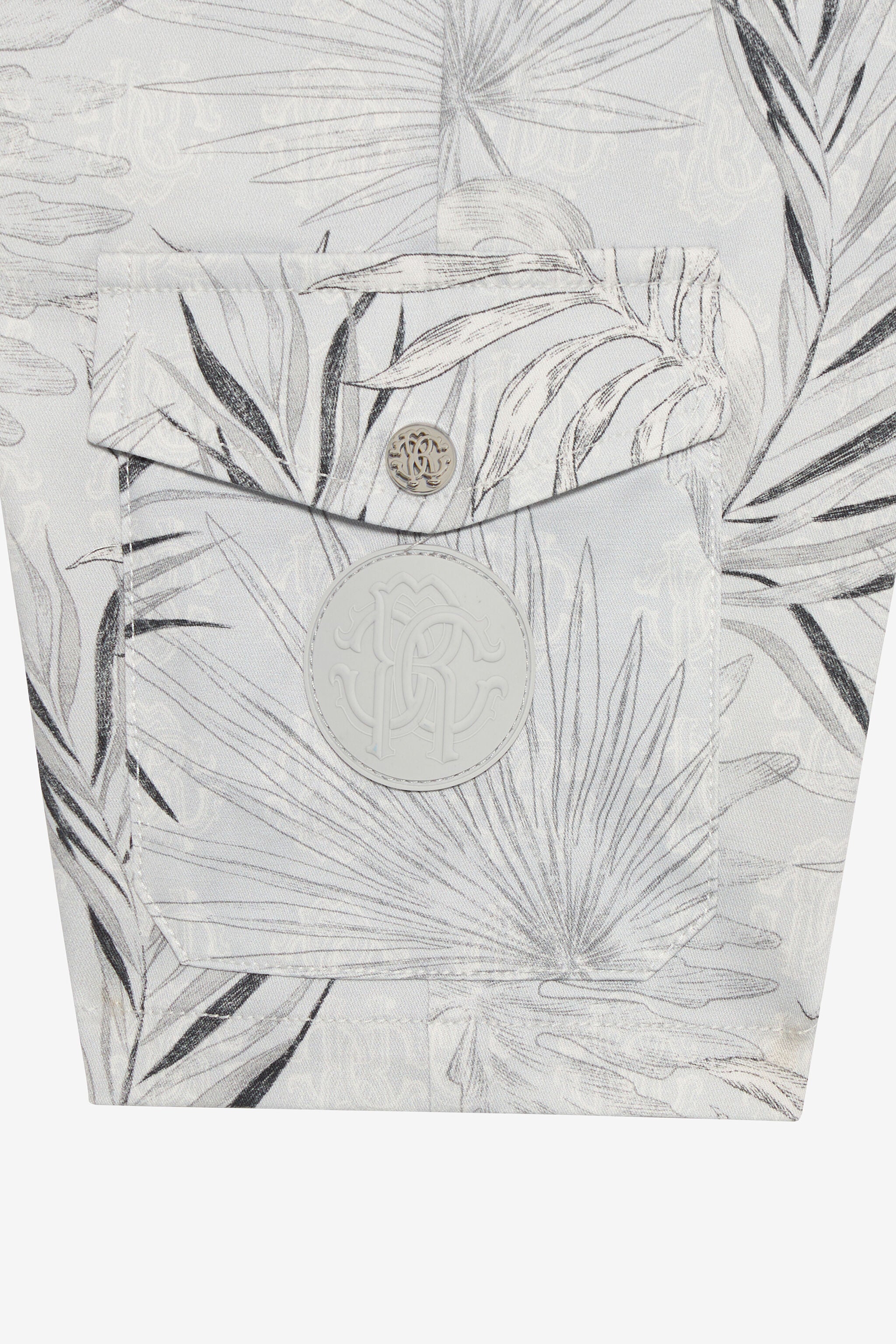 Bermuda à imprimé tropical