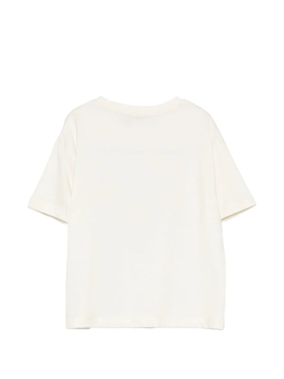 T-shirt blanc Just Cavalli Kids pour filles avec broderie sur le devant