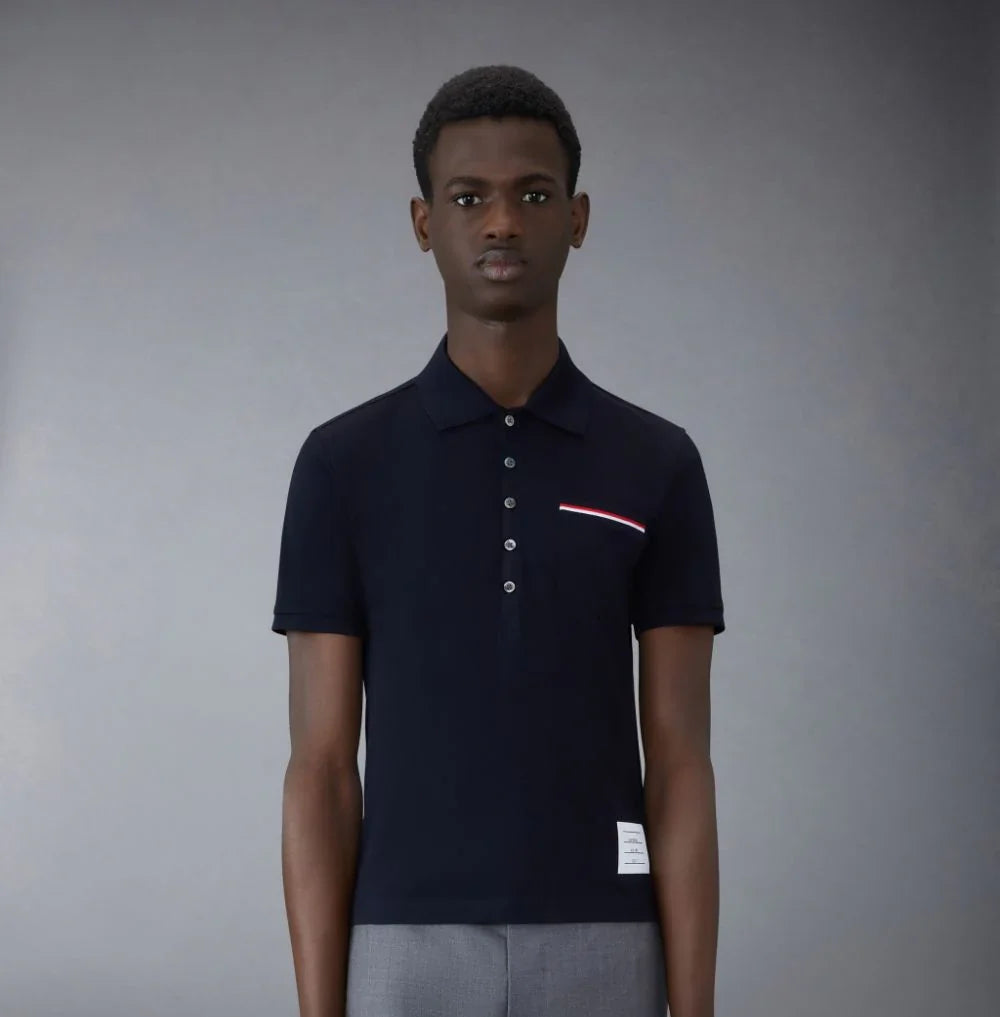 PIQUE POCKET POLO Thom Browne
