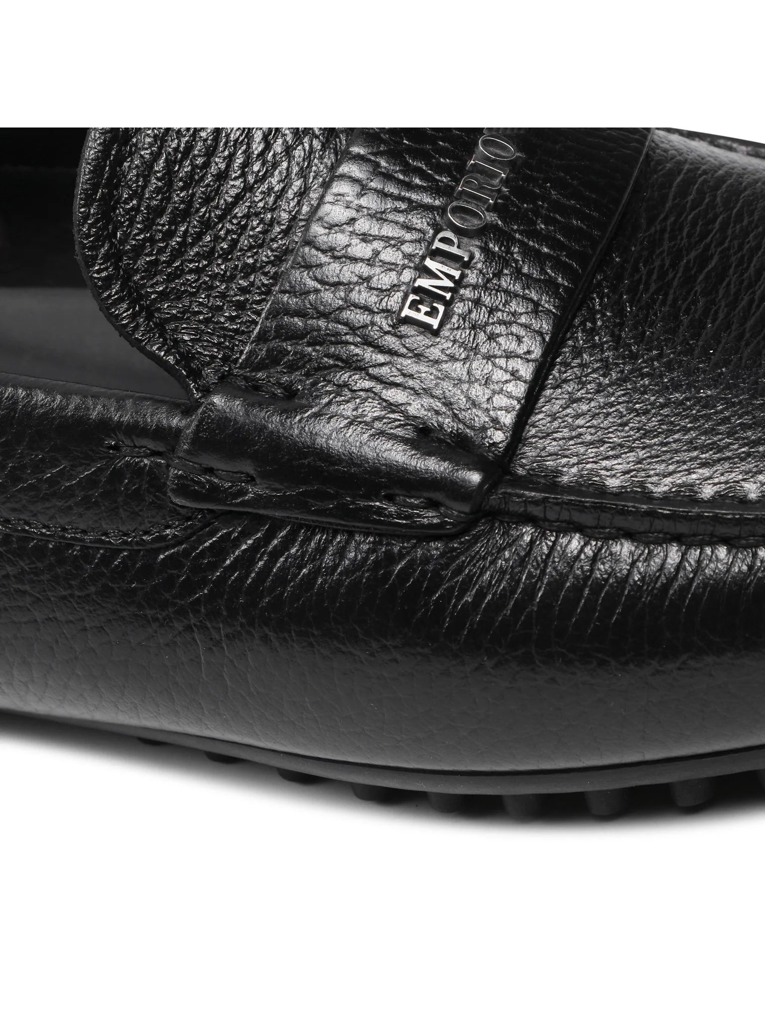 Mocassin emporio armani en cuir