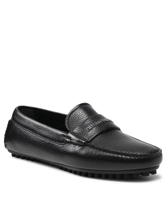 Mocassin emporio armani en cuir