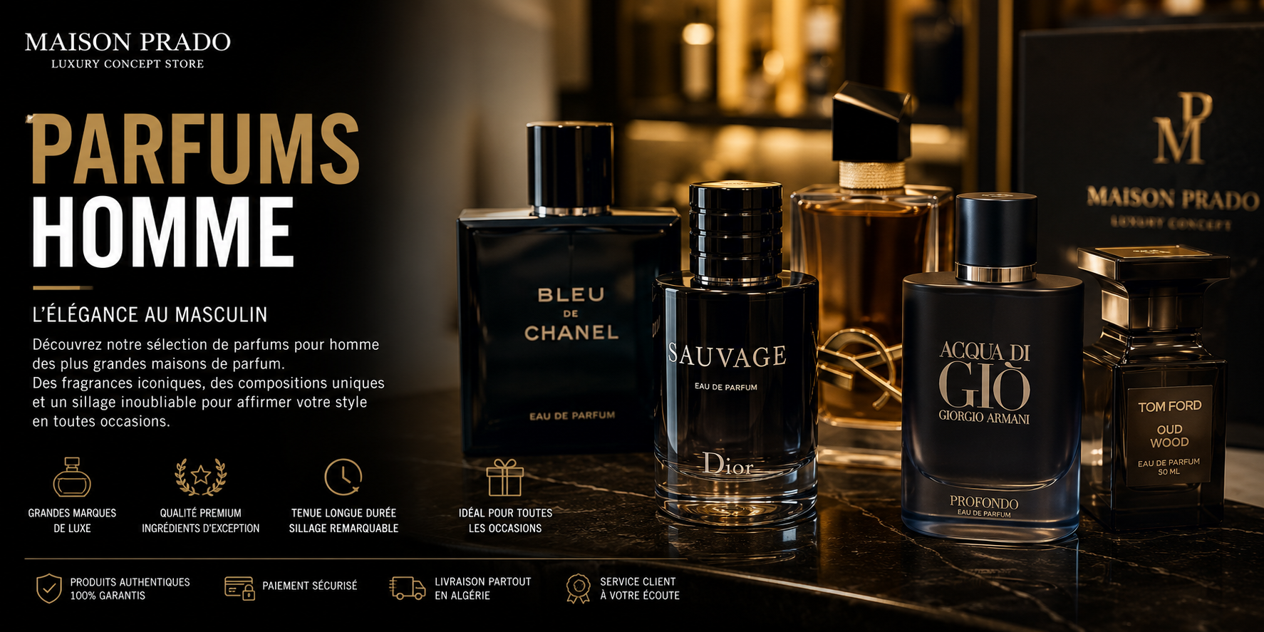 Parfums Homme De Luxe maison prado