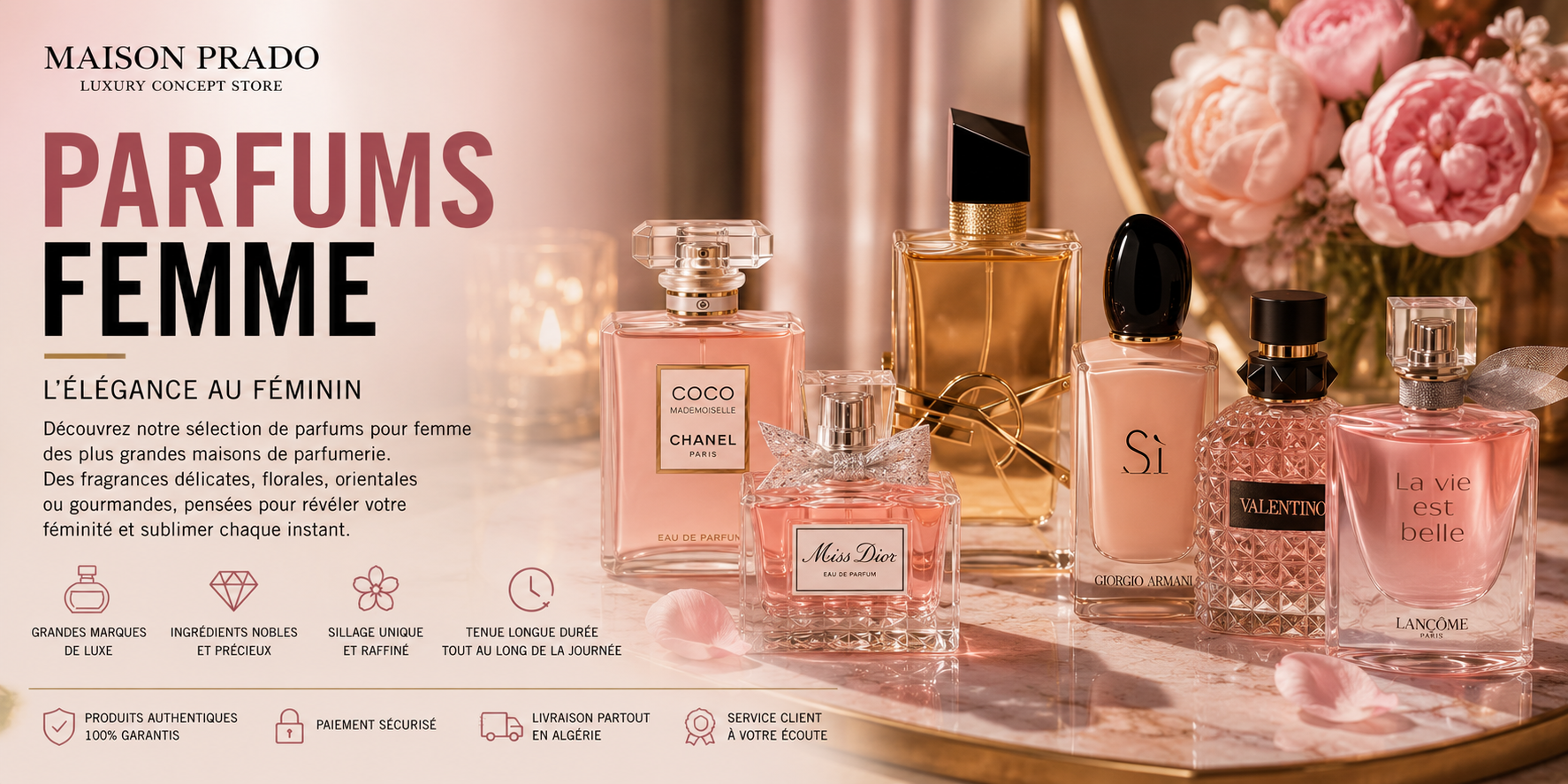 Parfums Femme De Luxe Maison PRADO
