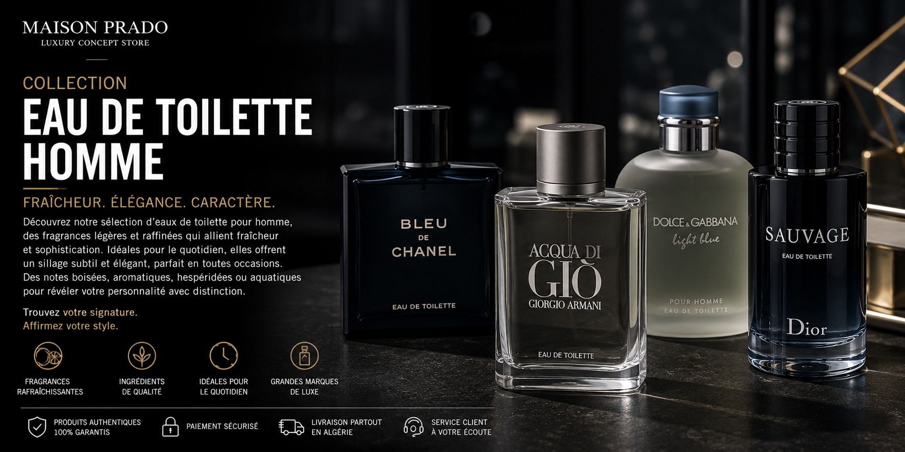 Parfums eau de toilette Homme 