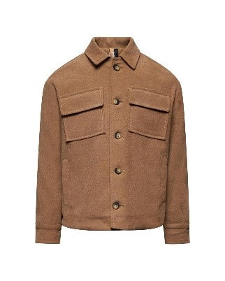 chemise boutonnée avec poche à rabat