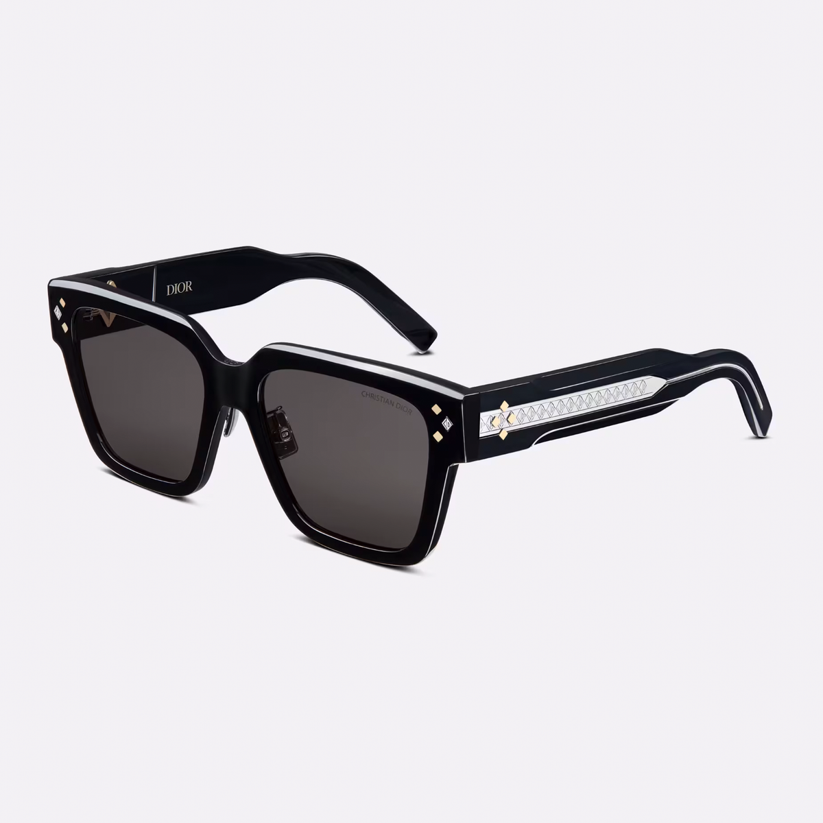 Lunettes de Soleil Dior DM40084F 01A 55 18 145 SHINY BLACK / SMOKE