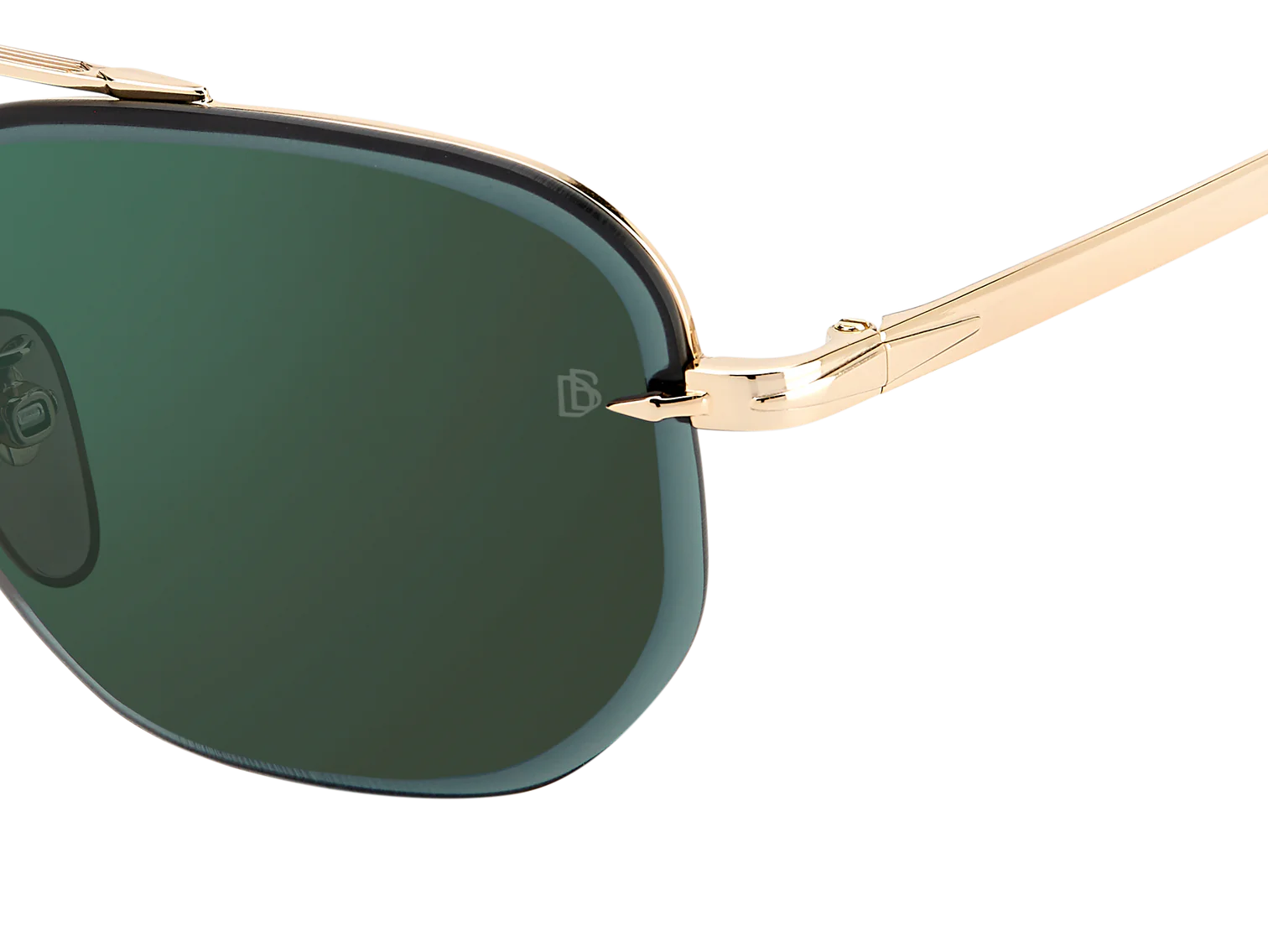 DB 1078/S - Gold Havana - Green Mirror