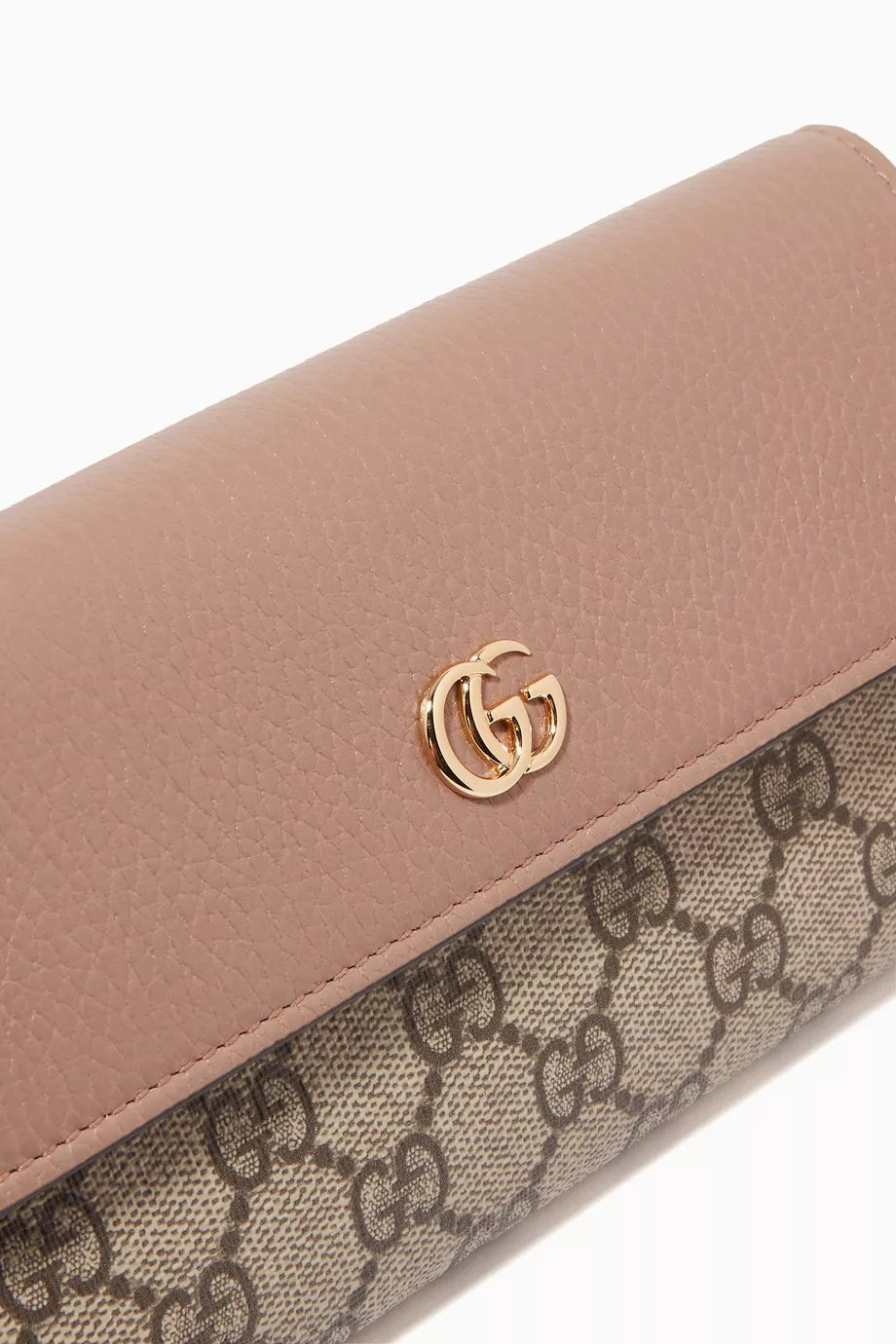 Sac Gucci GG Marmont Chain Wallet in Supreme Canvas