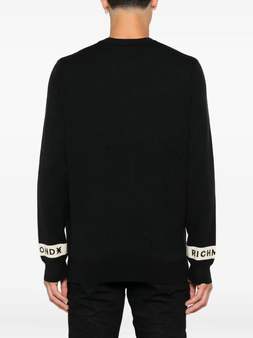 Pull à col rond avec détail du logo de la marque