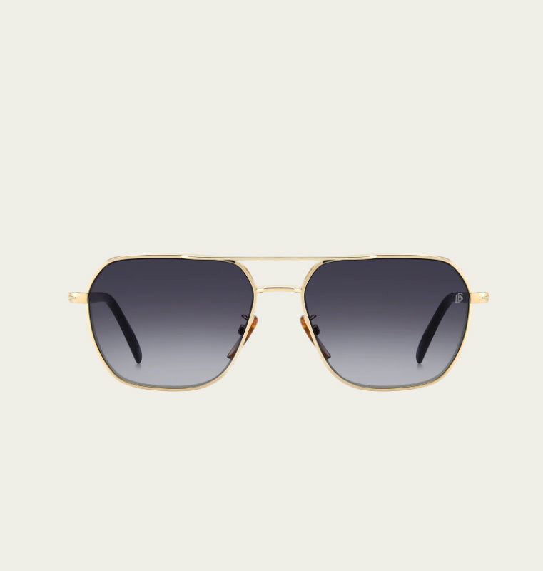 Lunettes de Soleil David Beckham DB 1128/G/S - GOLD BLACK_ - DARK GREY SHADED