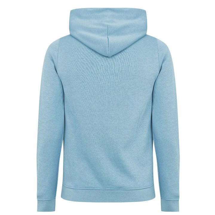 Q-Series Straight Zip Through Hoodie Stone Blue