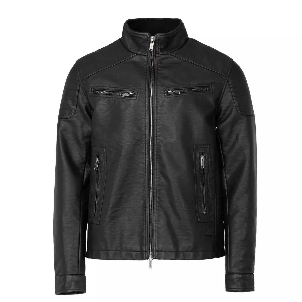 Mens Faux Leather Jacket