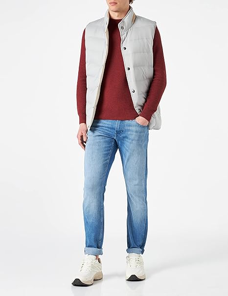 Hackett London Rigby Rev Gilet veste Homme DOUBEL FACE